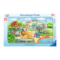 Ravensburger 睿思 平面拼图 50片以下 15片 非洲动物园 061167