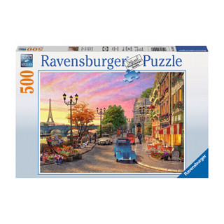 Ravensburger 睿思 平面拼图 500片装 巴黎夜 145058