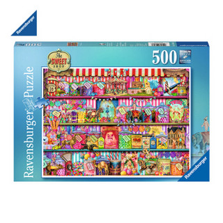 Ravensburger 睿思 平面拼图 500片装 糖果店铺 146536