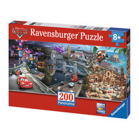 Ravensburger 睿思 儿童拼图 200片盒装 汽车总动员 126453