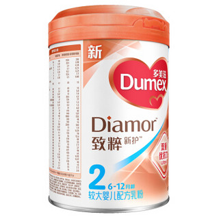 Dumex 多美滋 致粹系列 婴儿配方乳粉 2段 6-12个月 900g