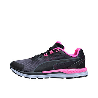 PUMA 彪马 Speed 600 IGNITE 2 女子跑鞋 黑色/亮粉红03 37.5