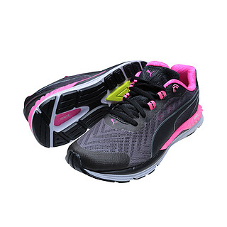 PUMA 彪马 Speed 600 IGNITE 2 女子跑鞋 黑色/亮粉红03 37.5