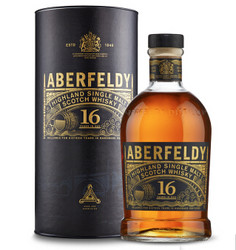 Aberfeldy 艾柏迪 16年单一麦芽威士忌 700ml *2件