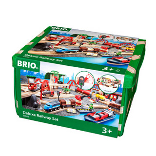 Brio 火车系列 声光豪华级轨道套装 积木拼插玩具 33052