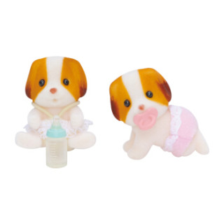 sylvanian families 森贝儿家族 宝宝&双胞胎 过家家玩具 雪纺狗