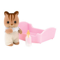 Sylvanian Families 森贝儿家族 宝宝&双胞胎 过家家玩具 核桃松鼠宝宝5065