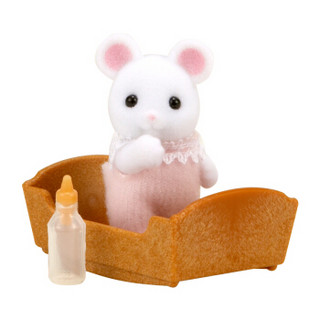 Sylvanian Families 森贝儿家族 宝宝&双胞胎 过家家玩具 白鼠宝宝34208