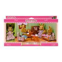 Sylvanian Families 森贝儿家族 过家家家具套装 蜜兔妈妈客厅套17028