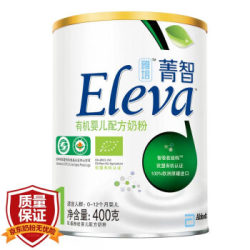 Abbott 雅培 Eleva 菁智系列 有机婴儿配方奶粉 1段 0-12个月 400g *2件