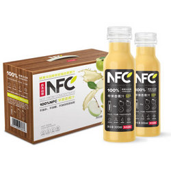 农夫山泉 NFC果汁饮料 100%NFC苹果香蕉汁300ml*10瓶  礼盒