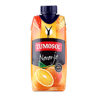 ZUMOSOL 赞美诗 100%NFC橙汁 330ml*10 10盒