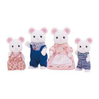 Sylvanian Families 森贝儿家族 动物家族4只装 过家家玩具