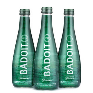 BADOIT 波多 含气天然矿泉水 330ml*20 20瓶