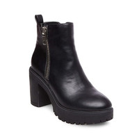 史蒂夫·马登 STEVE MADDEN TURBO 女士真皮高跟短靴
