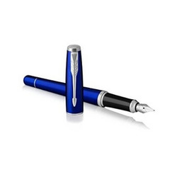 Parker 派克 Urban 都市系列 F尖 蓝杆银夹钢笔