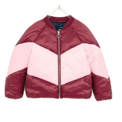 ZARA 04802701681 女童双色绗缝飞行员夹克