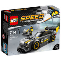 乐高 玩具 超级赛车 Speed Champions 7岁-14岁 梅赛德斯-AMG GT3 75877 积木LEGO（可满399-50）