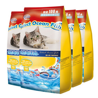 SANPO 珍宝 优选海洋鱼 成猫粮 1.1kg 4包