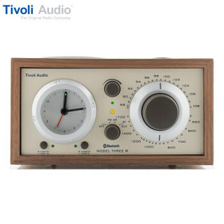 Tivoli Audio 美国流金岁月 M3BT闹钟款胡桃木米色 蓝牙音箱