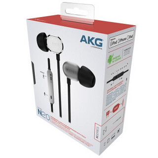 AKG 爱科技 N20U 入耳式耳机 银色 线控版