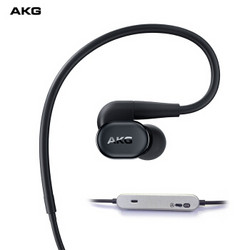 AKG 爱科技 N30 耳挂式耳机  亮黑色