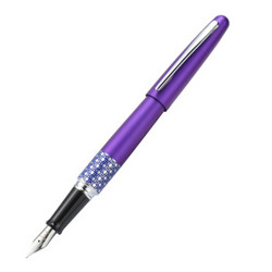 PILOT 百乐 88G 钢笔 M尖 紫色圆圈 +凑单品