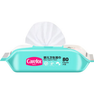 Carefor 爱护 婴儿湿巾 80片×12包