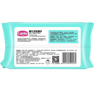 Carefor 爱护 婴儿湿巾 80片×12包