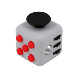 TUMI 图米 Fidget Cube 减压骰子 白黑色