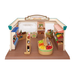 Sylvanian Families 森贝儿家族 商店系列 过家家场景玩具 超级市场28878