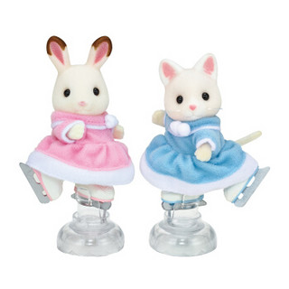 Sylvanian Families 森贝儿家族 双人套装玩具 双人滑冰套52588