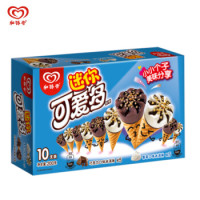 WALL‘S 和路雪 香草&巧克力口味 迷你可爱多甜筒 10支装 200g *11件