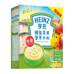 Heinz 亨氏 婴幼儿营养米粉 400g 鳕鱼苹果味 *4件