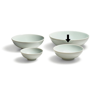 MUJI 无印良品 青白瓷 钵 直径15.5*5.5cm