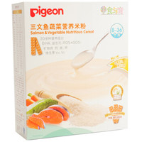 pigeon 贝亲 婴幼儿营养米粉 200g 三文鱼蔬菜味