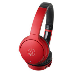 audio-technica 铁三角 ATH-AR3BT 头戴式无线蓝牙耳机 红色