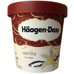Häagen·Dazs 哈根达斯 香草口味 冰淇淋 392g*2件+哈根达斯 脆皮冰淇淋 69g