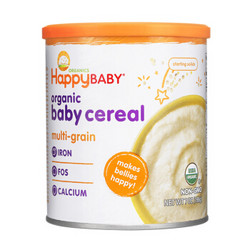 HAPPYBABY 禧贝 婴幼儿有机米粉 198g 混合谷物味 *4件