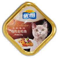 U-BRIGHT 优朗 主厨精选 鸡肉+金枪鱼 幼猫罐头 100g 1罐