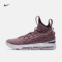 NIKE 耐克 LEBRON XV 男子篮球鞋 深原子绿/麦芽棕/队红 42.5