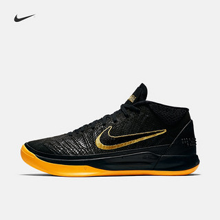 NIKE 耐克 KOBE AD MID 男子篮球鞋 42 黑/大学金黄 AQ5163-001