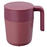 KINTO Brim系列 陶瓷茶壶 750ml 酒红色