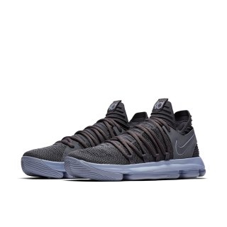 nike 耐克 zoom kd10 男子篮球鞋 深灰/发射银/黑 42