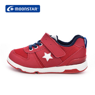 MoonStar 月星 秋款儿童健康休闲鞋 红色 19cm