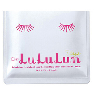LuLuLun 透亮白整肌面膜  7片