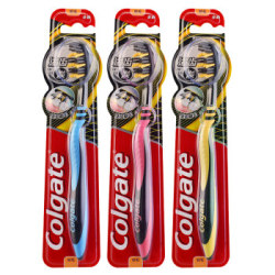 高露洁(Colgate) 适齿炭牙刷×3 *2件