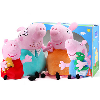 Peppa Pig 小猪佩奇 玩具毛绒套装 小猪佩奇一家 30cm-46cm