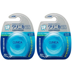  LION 狮王 CLINICA 尼龙质海绵膨胀牙线 40米*2件