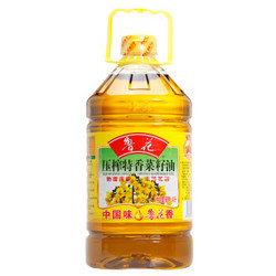 luhua 鲁花 压榨特香菜籽油 4L